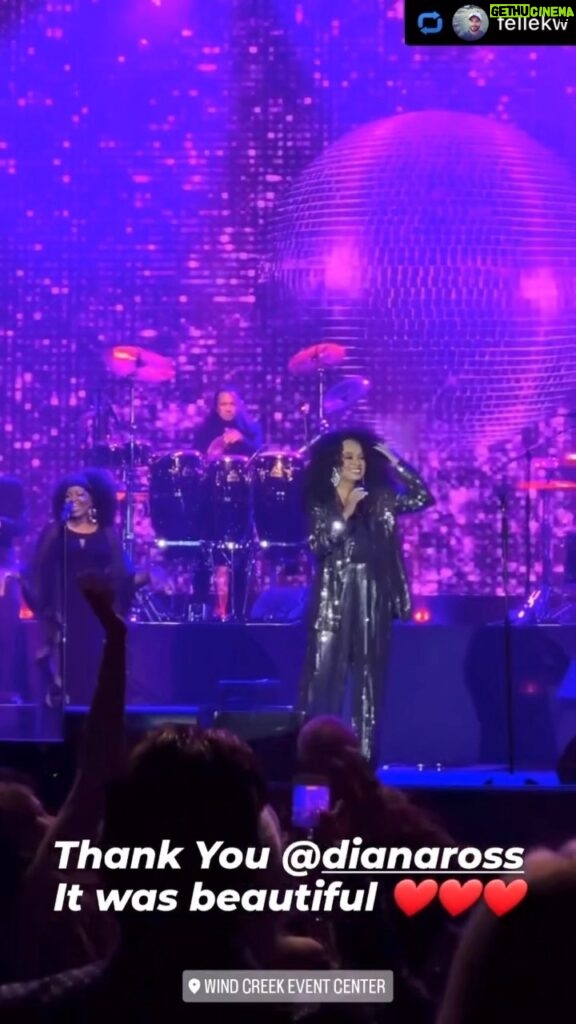 Diana Ross Instagram - I am filled with joy! Thank you to the beautiful people who came to see me at @wcbethlehem. Tomorrow night I’m returning once again to the legendary @radiocitymusichall in New York City for one night only. Tell me if you’re coming and where you’re coming from! Link in bio. #dianaross #dianarossthankyou #newyork