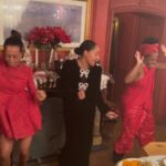 Diana Ross Instagram – Dinner theater with my talented daughters this past Christmas ❤️ singing a childhood song my sister Rita taught them.