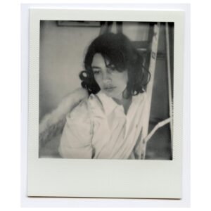 Diana Silvers Instagram - Polaroid reference for a self portrait. At home in new york last week. Have been thinking a lot about Wim Wenders’ Wings of Desire - where invisible immortal angels in Berlin listen to the thoughts of people and comfort the anguished.

#sx70film