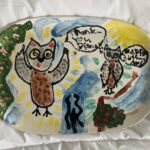 Diana Silvers Instagram – a homemade gift for grandpa. i miss him very much. i have no memory making this but it’s got my signature so it must have been me 🦉