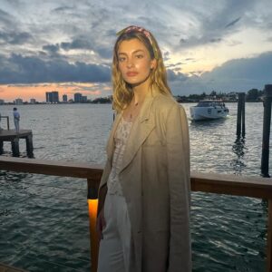 Diana Silvers Instagram - Got caught in some florida rain 🪼 Thank you for having me @ralphlauren for a night I will not forget 🌧️🩵