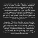 Diane Guerrero Instagram - “I was going to die, if not sooner then later, whether or not I had ever spoken myself. My silences had not protected me. Your silence will not protect you. But for every real word spoken, for every attempt I had ever made to speak those truths for which I am still seeking, I had made contact with other women while we examined the words to fit a world in which we all believed, bridging our differences. And it was the concern and caring of all those women which gave me strength and enabled me to scrutinize the essentials of my living.” Audre Lorde #freepalestine #ceasefirenow
