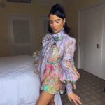 Diane Guerrero Instagram - Press day for @encantomovie @disneyanimation out Nov 24! ⭐️🌟✨ So excited for you to see it! Wearing @zimmermann @stuartweitzman Styled: @itsamandalim MUA @jey_ventura Hair: @mashyourhair