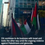 Diane Guerrero Instagram - We were out hundreds strong at @citi HQ in NYC. No business as usual for financial partners in genocide. Keep divesting! Keep the pressure. The erasure of our Palestinian siblings has to stop. We need a CeaseFire Now! End to APARTHEID and the occupation.