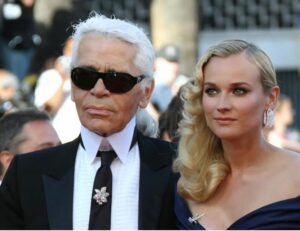 Diane Kruger Instagram - Lieber Karl, so viele Leute zeigen Dir heute Abend wieviel Du ihnen bedeutest hast und wie sehr du die Welt mit deinen Kreationen und deinem Genie geprägt hast. Ich hoffe Du schaust amüsiert vom Fashion Himmel runter :) Ich vermisse Dich. Am meisten Deinen Humor und deine Präsenz. Wie schön das wir uns kannten….🌈 Ich hoffe die Engel sind besser angezogen seitdem Du da oben bist ❤️ D
