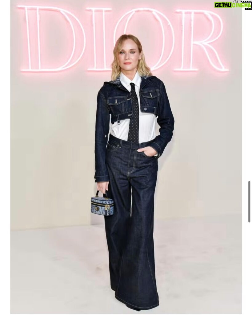 Diane Kruger Instagram - Thank you @dior @mariagraziachiuri @mathildefavier ❤️ what a fun evening !!!! @daniellepriano