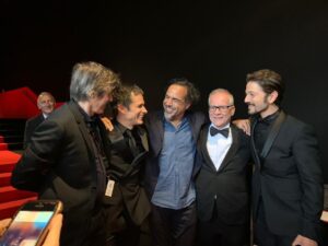 Diego Luna Instagram - Hermosa noche chicuarotesca!!! Felicidades querido @gaelgarciab  #Chicuarotes #cannesfilmfestival2019