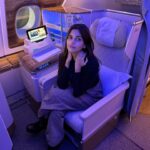 Dimpi Sanghvi Instagram - Jet-setting to Los Angeles in style with @emirates Business Class ✈️ 🥂✨ #LuxuryTravel #EmiratesExperience #DimpiSanghvi #DimpiTravelDiaries #LosAngeles #California