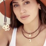 Dina El Sherbiny Instagram - The proud sister of the designer @knotsjewelry.riham ❤️❤️Elevate your fashion style with KNOTS Jewelry! Exquisite handmade pieces perfectly combining geniuine leather & 18k gold. Casual, chique & trendy jewelry with a bohemian spirit.
