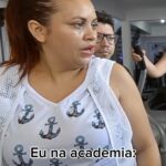 Dinah Moraes Instagram - Eu na academia! #humor
