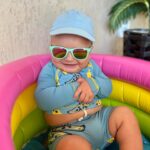 Dinah Moraes Instagram - 05 meses da coisa mais gostosa da minha vida! Tô atrasada foi dia 15 que ele fez 05 meses, mas quem foi que disse que mãe consegue lembrar das coisas? Como passa rápido meu Deus! Te amo meu bolofofo! ❤️ Henry Lucca!