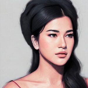 Dita Fakhrana Instagram - Me Versi AI 😎 wht d u think?