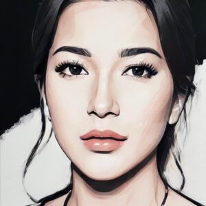 Dita Fakhrana Instagram - Me Versi AI 😎 wht d u think?