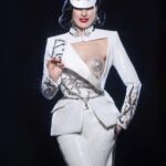 Dita Von Teese Instagram - #Liberace chauffeur look created for #DitaLasVegas by @alexismabille 📷 @sanchezzalba Jewels by @swarovski @giovannaengelbert Hat @adelemildred Pasties @calicrawford #behindthecandelabra #vlv #burlesque #mistressshowmanship #showbiz #showgirls #artoftheteese #Glamonatrix #stripstriphooray #stripscape