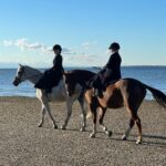 Dita Von Teese Instagram - Just came home from learning #sidesaddleriding in Maryland with @fencelinesart and Mister Bleu. I’m a novice rider; I only started casually taking dressage lessons about ten years ago. Special thanks to #BeccaHolland for introducing me to Christina and her lovely family 💛 and much admiration to all the #sidesaddle enthusiasts!
