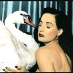 Dita Von Teese Instagram - #Reglam • @mryoussefnabil « Dita and Swan, Los Angeles, 2021 » @parisphotofair @galerieobadia @ditavonteese @lashify