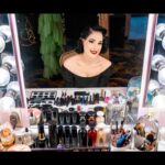 Dita Von Teese Instagram - Ready to make an entrance ✨ WWD got ready with @ditavonteese in Las Vegas! Photo 1: On the showgirl disc above the audience. Vintage Jubilee! showgirl headdress by Pete Menefee, costume by Michael Schmidt utilizing Swarovski Crystal. Photo 2: In my quick change dressing room, getting set to start the show. Photo 3: In Jenny Packham, posing with the car I drive out onstage… and sometimes down the Las Vegas Strip! Photo 4: Wearing Jenny Packham and posing with the Bob Mackie finale “Jewels” costumes Photo 5: My vanity area in my dressing room backstage at the legendary Jubilee Theater, which housed the last great Las Vegas showgirl revue. Report: @knowandtell 📸: @bfreedphoto