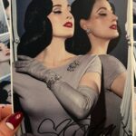 Dita Von Teese Instagram - The latest addition to my signature costume jewelry collection is The Starlette brooch, bracelet and earrings. Theses pieces are made in the USA, and are now available at Teese.us/shop (link in bio) When you order any of these pieces, you will also receive a hand-signed 5 x 7 photo card. If you spend over $300 on anything, we’re sending you the luxurious silk scarf as a gift. 💋💋 Use code holiday20 for 20% off sitewide! Join my Patreon community for and even bigger discount… patreon.com/Ditavonteese 📷 @sanchezzalba