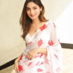 Donal Bisht Instagram - Saree love forever 🩷🤍✨ #saree #love #pink #flowers #donalbisht #actor #random #photoshoot #photooftheday #instamood #indian #feel