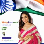 Donal Bisht Instagram - The right to vote is one of the most important duties of being a citizen! This 2024 Lok Sabha election will see a record number of youth that are eligible to vote. Therefore, I urge all people and especially the youth to get their voter ids and join in the process of celebrating the largest festival of democracy the world has seen! I congratulate @iimunofficial on its #Myfirstvote campaign and am happy to do my bit to amplify the need to vote! #myfirstvote #everyvotecounts #elections2024 #iimun