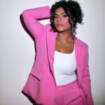 Donia Samy Instagram - 🎀 Suit @sarayousry_official 💄 @aya_elsheriff 💇‍♀️ @rawansalman_hairstylist