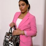 Donia Samy Instagram - The bag from the amazing @lilly_store_6 💼🤩 Suit @sarayousry_official