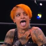 Dori Prange Instagram - Had heard a lot about @session_moth_martina, it was a pleasure to step in the ring with her…even if she did try to rub her ass on me. 🙄 #AEWElevation