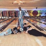 Dori Prange Instagram - Pin Pals. 🎳 (Sorry I have to beat up your friend soon boys)