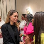 Dr. Jackie Walters Berry Instagram - It was so much honor to share my heart and to have been the keynote speaker for the Fall ‘23 finest @19sweetmupi79 Alpha Kappa Alpha Sorority, Incorporated; to have met @angelinajolie, the international president for @alphaphialpha, shake hands with some amazing sorors and hug others again. So proud to welcome these intelligent, articulate and amazing 50 new sorors! #drjackie #alphakappaalpha #alphaphialpha🤙🏾