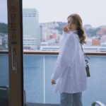 林莎 Instagram - 在海上飄啊飄的一天 🛳️ ～ @msccruisesofficial 地中海榮耀號 ⚓️ 🎬 #食尚玩家