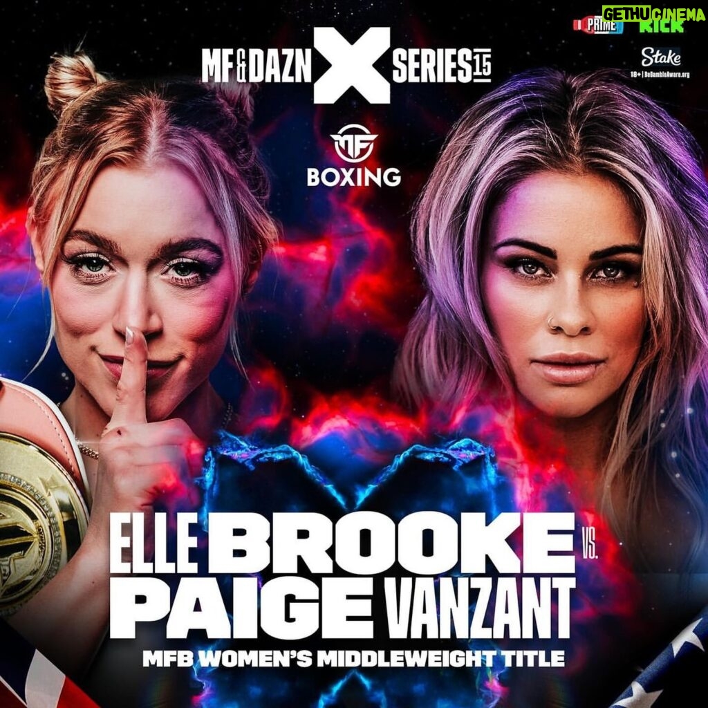 Ebanie Bridges Instagram - ITS FIGHT DAY 🥊 im here in Houston Texas and it’s Almost fight time for my twinny @thedumbledong 🥹😍 HUGE night for her! Main Event on @mf_daznxseries, tune into DAZN tonight to see her defend her belt against Miss @paigevanzant 🔥🔥🔥🔥 #BrookVanZant #Misfits #DAZN #Boxing #ElleBrook #PVZ