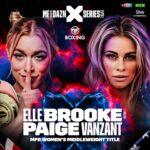 Ebanie Bridges Instagram – ITS FIGHT DAY 🥊 im here in Houston Texas and it’s Almost fight time for my twinny @thedumbledong 🥹😍 HUGE night for her! 
Main Event on @mf_daznxseries, tune into DAZN tonight to see her defend her belt against Miss @paigevanzant 🔥🔥🔥🔥 

#BrookVanZant #Misfits #DAZN #Boxing #ElleBrook #PVZ
