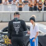 Ebanie Bridges Instagram – @wecrewsade live action put on a SHOW at @gassedontrack! Was such an atmosphere and some crazy people sending it 🏎️ some candids of everyone having a mega time!