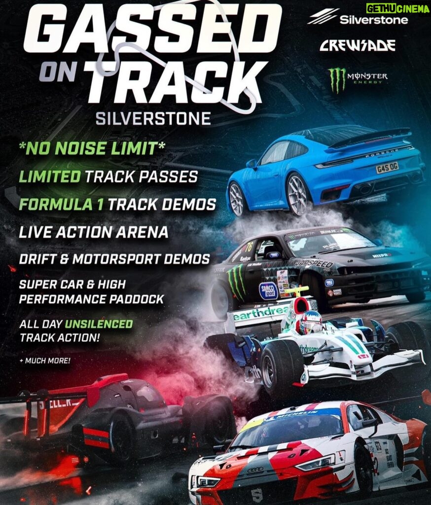 Ebanie Bridges Instagram - I don’t know about you guys, but I’m super excited for @gassedontrack this weekend 🤩🏎️💨 If you’re into your fast cars you probably already have heard of the man @officially_gassed 👌🏼 he is putting on this MEGA car event this weekend May 11th with so much car action for the whole family. I’ll be with the drift boys @wecrewsade for most of the day (fellow @forgedirishstout legends) but floating about also so come say hi. Also my guys from @esmotoruk will be there, they’ve done what they do best - worked their magic on my 992 (stay tuned to see what we did). And FYI they own the fastest Porsche in the world 😍🤤 You don’t wanna miss it, I hope to see you there 🏎️🚀💨 To get tickets use this link 🔗(also in bio) https://www.silverstone.co.uk/events/gassed-track/prices (Free entry for U11s) #GassedOnTrack #OfficiallyGassed #OF #Crewsade #Drift #Porsches #ESMotors #TrackCars #CarShow