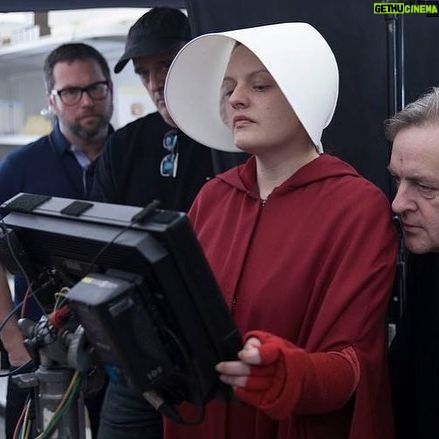 Elisabeth Moss Instagram - A little Handmaids throwback for you... one of our directors and executive producers is @mikebarker27 who is one of my favorite people and closest collaborators. He has been in the trenches with me ( sometimes literally helping me dig with a shovel) for 3 seasons and I am forever grateful for his genius and artistry and for getting to have learned so much from this gentleman 😘 @handmaidsonhulu @hulu #thehandmaidstale
