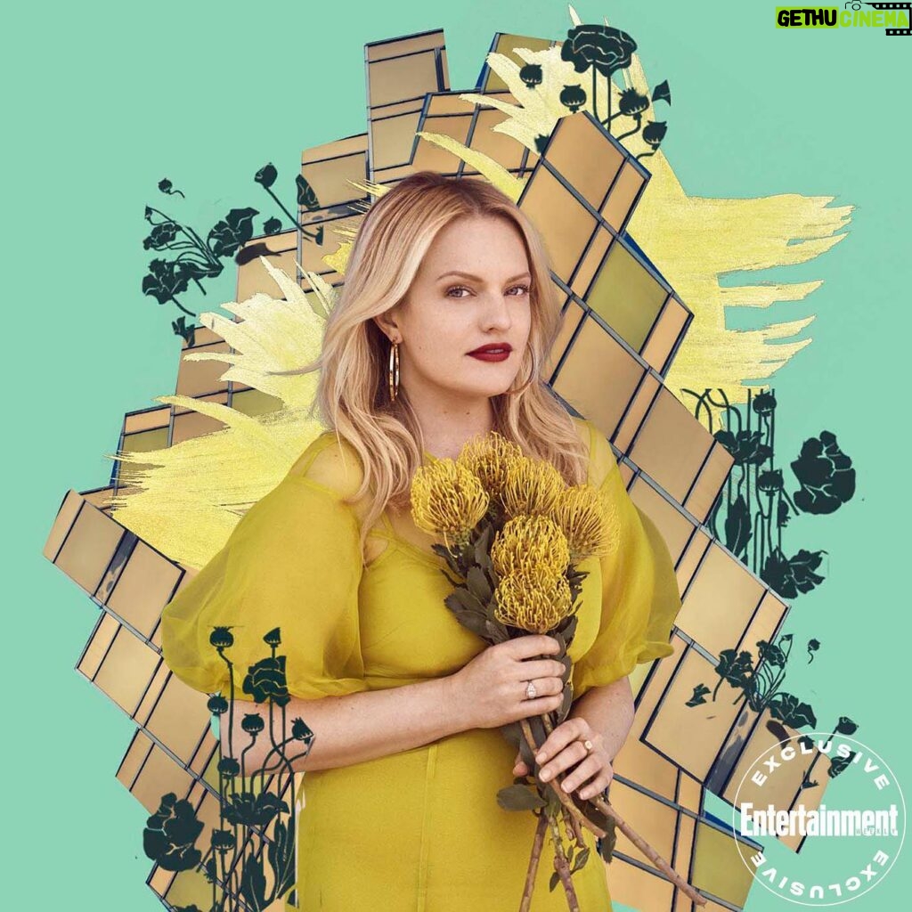 Elisabeth Moss Instagram - Such an honor to be named one of the @entertainmentweekly Entertainers of the Year!! And thank you @aldis_hodge for this beautiful piece you wrote... and especially for knowing what’s most important to me. Sushi 🍣 ❤️ 📷 @ramonarosales illustration by @lizzie.gill.art #entertainersoftheyear