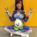 Elise Laurenne Instagram - Happy one year Overwatch!!! Thanks for taking over my life 💕 luv, irl d.va