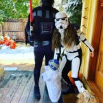 Eliza Dushku Instagram - What a weird -but still pretty sweet because of this R2D2 cutie pie baby boy- pandemic #Halloween 🎃 we had, you? And, DO think on this- from #BornInTheUSA Bruce- before tomorrow.. & #vote like our country’s #joy #happiness #mojo #cheering for others & #humanity depends on it: cuz’ it Does. God Bless us, everyone 🇺🇸❤️🤍💙 & may the universal Force✨be with Us 🙏 *Bruce shared this poem by #ElayneGriffinBaker ! Thx IG