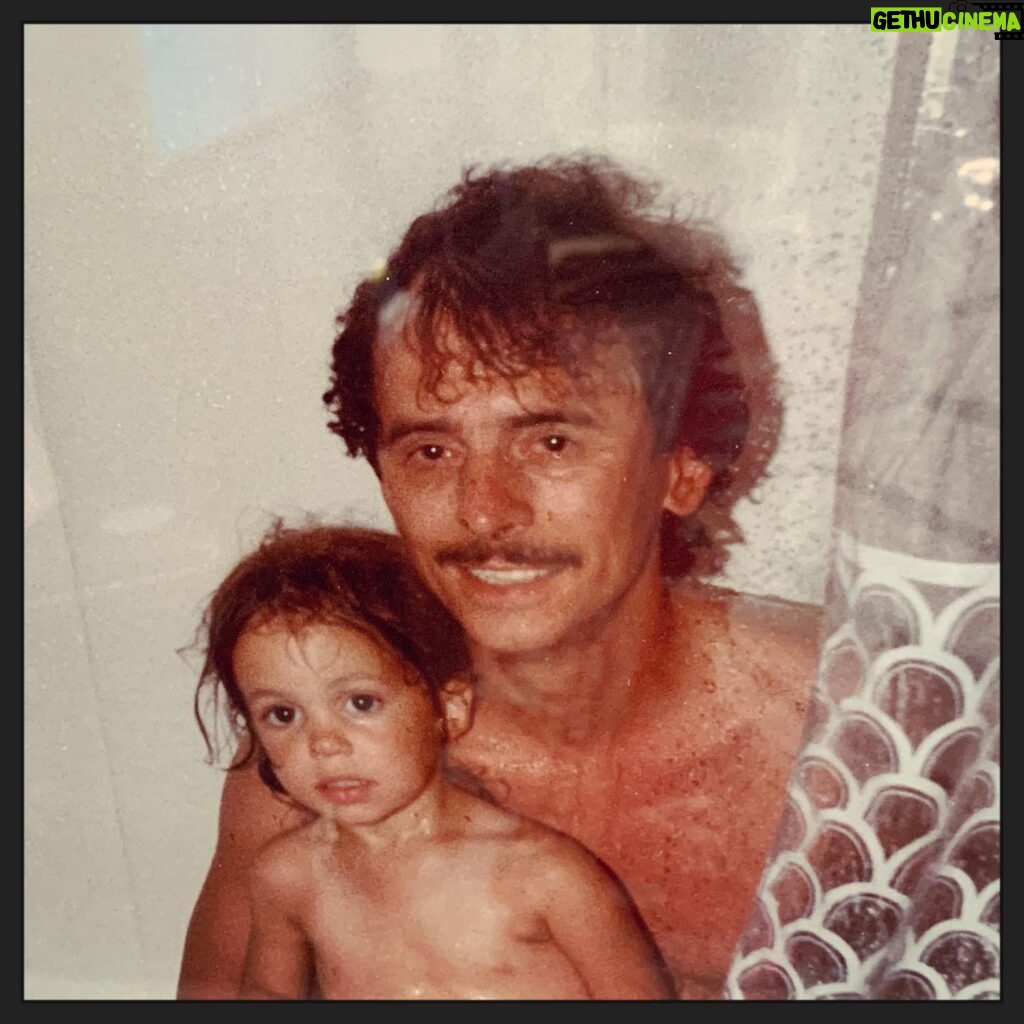 Eliza Dushku Instagram - Daddy-o. #PRD 💛 *I’ll say it, my pops is totally #VoteForPedro here 😅🥰 **& we neglected the #spf, indeed