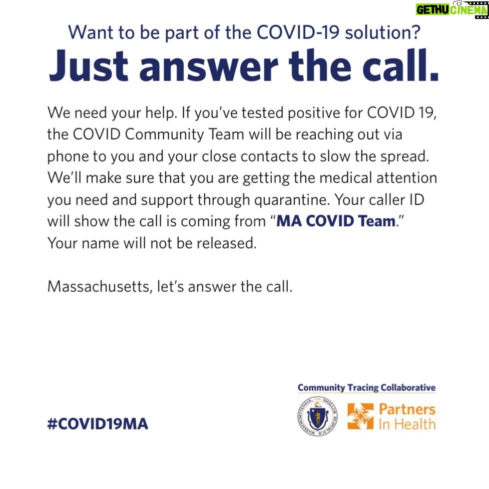 Eliza Dushku Instagram - Hey #Massachusetts friends & neighbors: Speed in tracking the spread of #Covid19 is key right now so that we can slow/stop the spread, save lives (& open the state sooner!) With hundreds of new cases a day to track- we can all help out by answering our phones & providing any details about exposure. Please #JustAnswerTheCall #StayHome & encourage others 👉#MACovid19 🙏🙏🙏