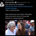Eliza Dushku Instagram - www.aDayforDemocracy.com is a privately funded, NON-partisan initiative that encourages CEOs to take the pledge & support employees’ right to #vote by working with @TurboVote #aDayforDemocracy #democracy #vote #election #america #voting #rights #vote #support #TakeThePledge & share! LINK IN BIO! 🇺🇸