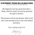 Eliza Dushku Instagram - This. Repost: @billiejeanking on Supreme Court overturning Roe v. Wade. #SadDayAmerica