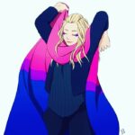 Eliza Taylor Instagram - Happy #pridemonth everyone!! I was incredibly lucky to play a bisexual badass for so many years! Clarke will forever be a part of me. Celebrating her and all of my LGBTQIA friends and fam this month!! 🎨: FaPanini on twitter 💖💜#loveislove 🏳️‍🌈