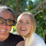 Eliza Taylor Instagram - Yesterday was so good for my SOUL! We first met on set when I was 14 years old. Now here we are 20 years later and you are just as magical to me now as you were then. Love you Jet, you powerhouse! ✨