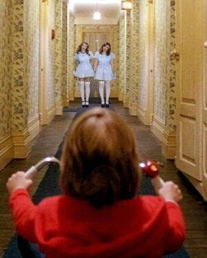 Elizabeth Chihaia Instagram - All work and no play makes Jack a dull boy! 👯‍♀️ #gradytwins #theshining #shiningtwins #halloweencostume #halloweenhavoc @wwe MUAH:💋 @lizsantanabeauty
