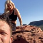 Elizabeth Chihaia Instagram - Love of my life. Our anniversary of course lands one day after we achieve our career goal of working our first mania together and on a solar eclipse. Because why wouldn’t it? Nothing but grateful for it all today.