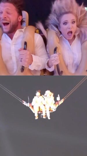 Elizabeth Chihaia Instagram - Ahead of #WWENOC, @realkillerkross and @realscarlettbordeaux got to take in The Slingshot at City Walk last night in Jeddah!