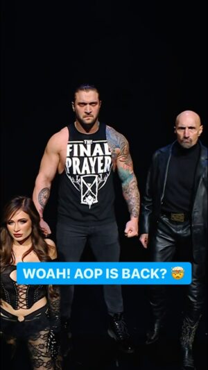 Elizabeth Chihaia Instagram - AOP is back and they just helped @realkillerkross take out @bobbylashley and The #StreetProfits! #SmackDown: New Year’s Revolution
