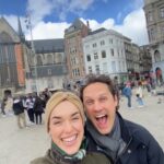 Elizabeth Henstridge Instagram – Amsterdam here we come!! [🤞] @zacharyburrabel #travel