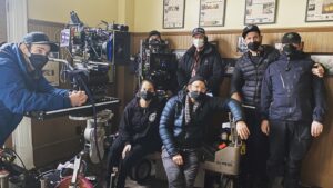 Elizabeth Henstridge Instagram - Congratulations @cwsupermanandlois for your season three pick up!! 🥳

The crew the crew the crew. Always the heroes of any set. It was an honor to get to work with you!! 

📸1. The stunt team headed up by @robhayter was honestly insanely amazing, couldn’t believe my luck to get to play!! 

📸2. some of the camera department, led by @_stephenmaier who, along with every member on set, were crazy hardworking and equally friendly. 

So well deserved!!! 💥